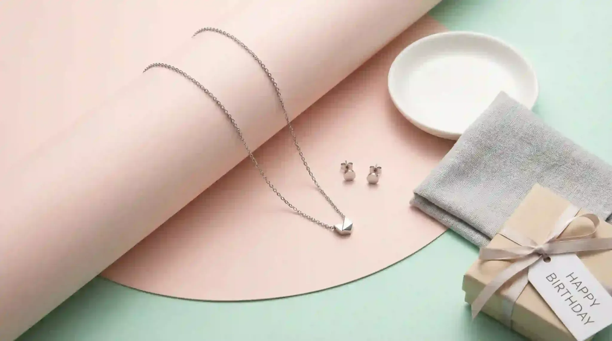 Sleek Stainless Steel Jewelry Set