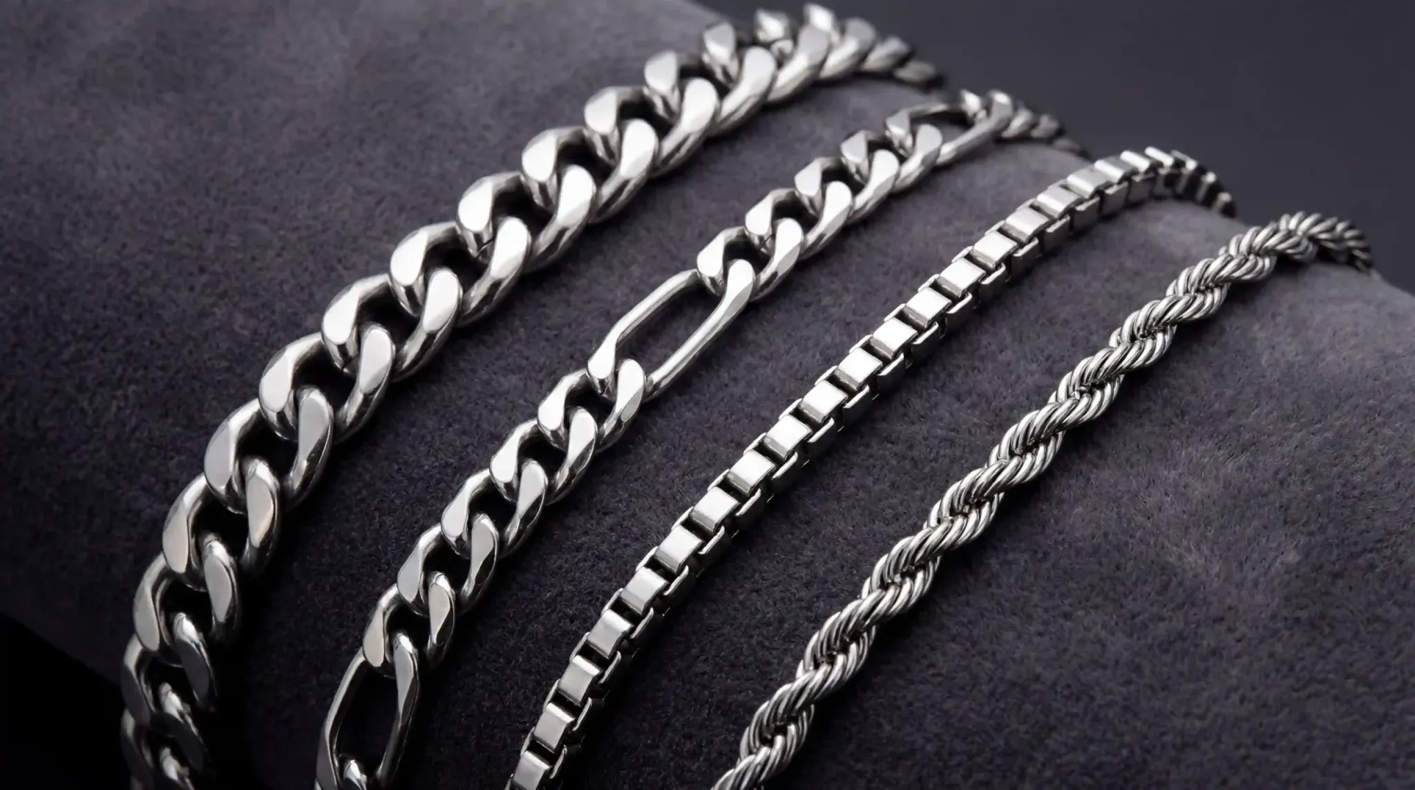 stainless steel chain styles showcase