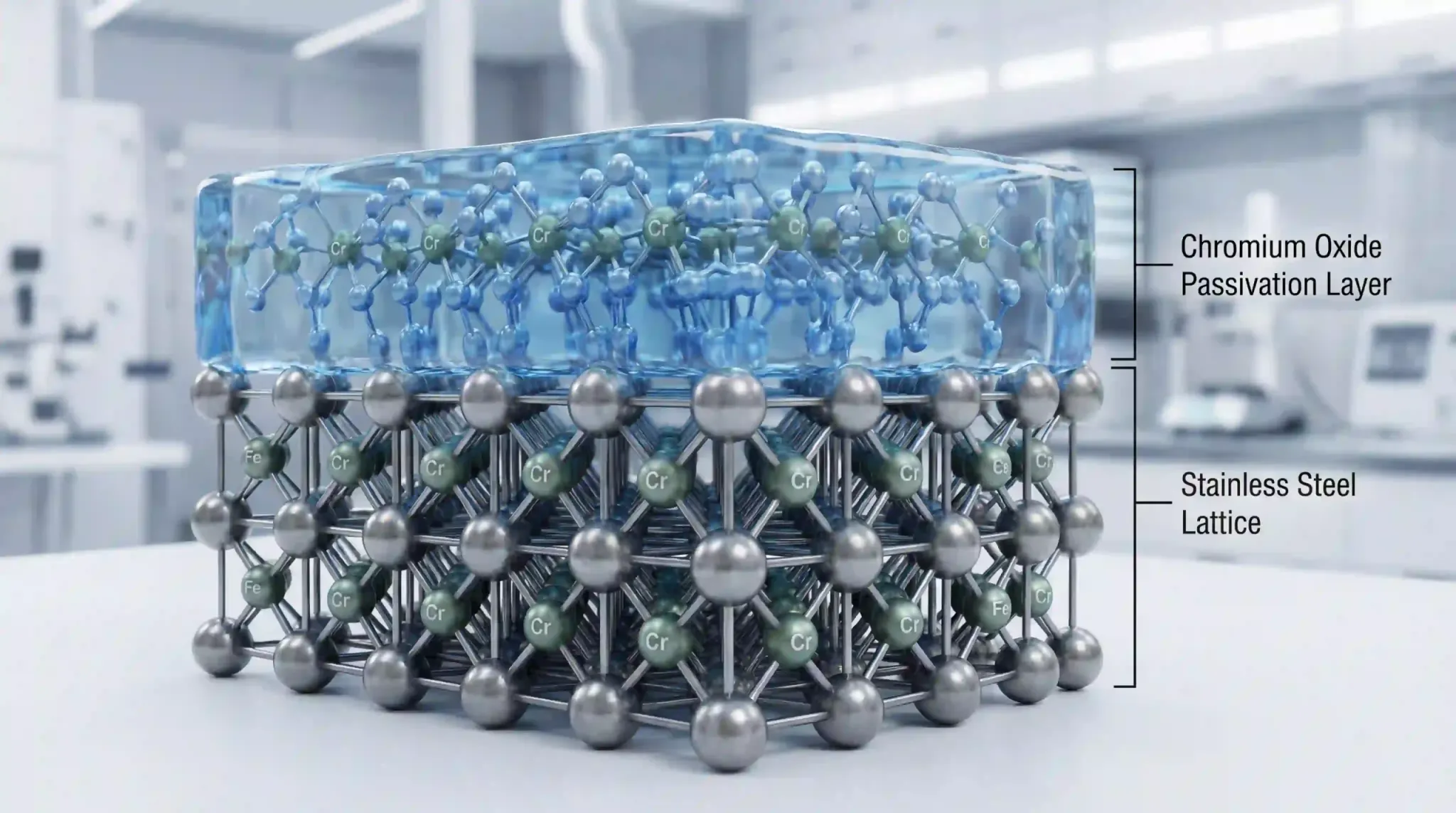 stainless steel molecular visualization index 14096x2286