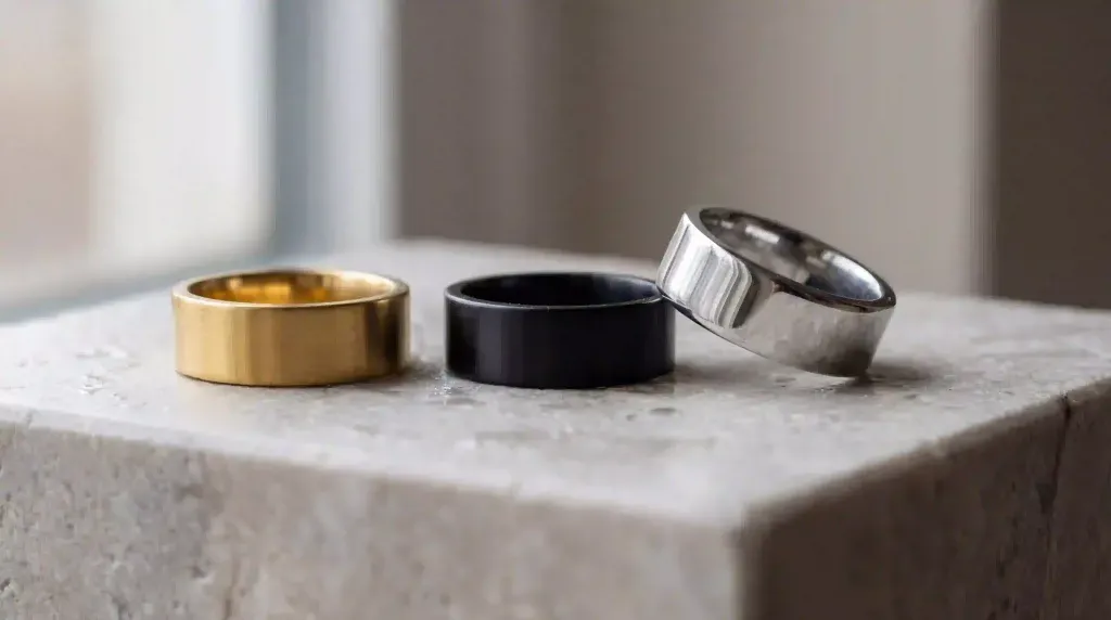 stainless steel rings macro photography index 14096x2286