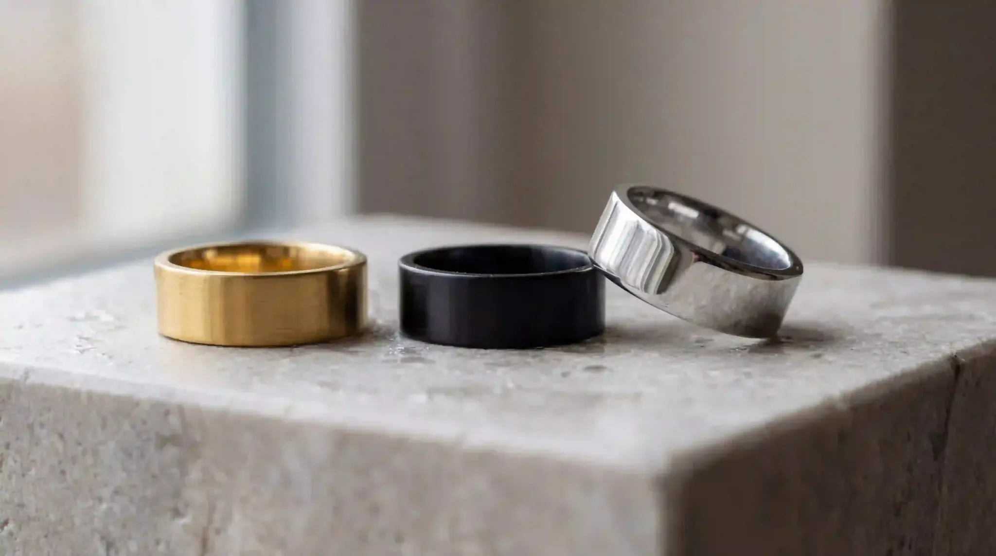 stainless steel rings macro photography index 14096x2286