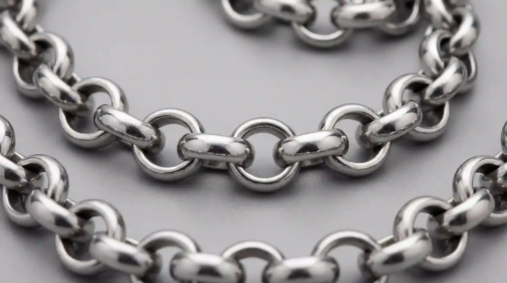 stainless steel rolo chain macro index 04096x2286
