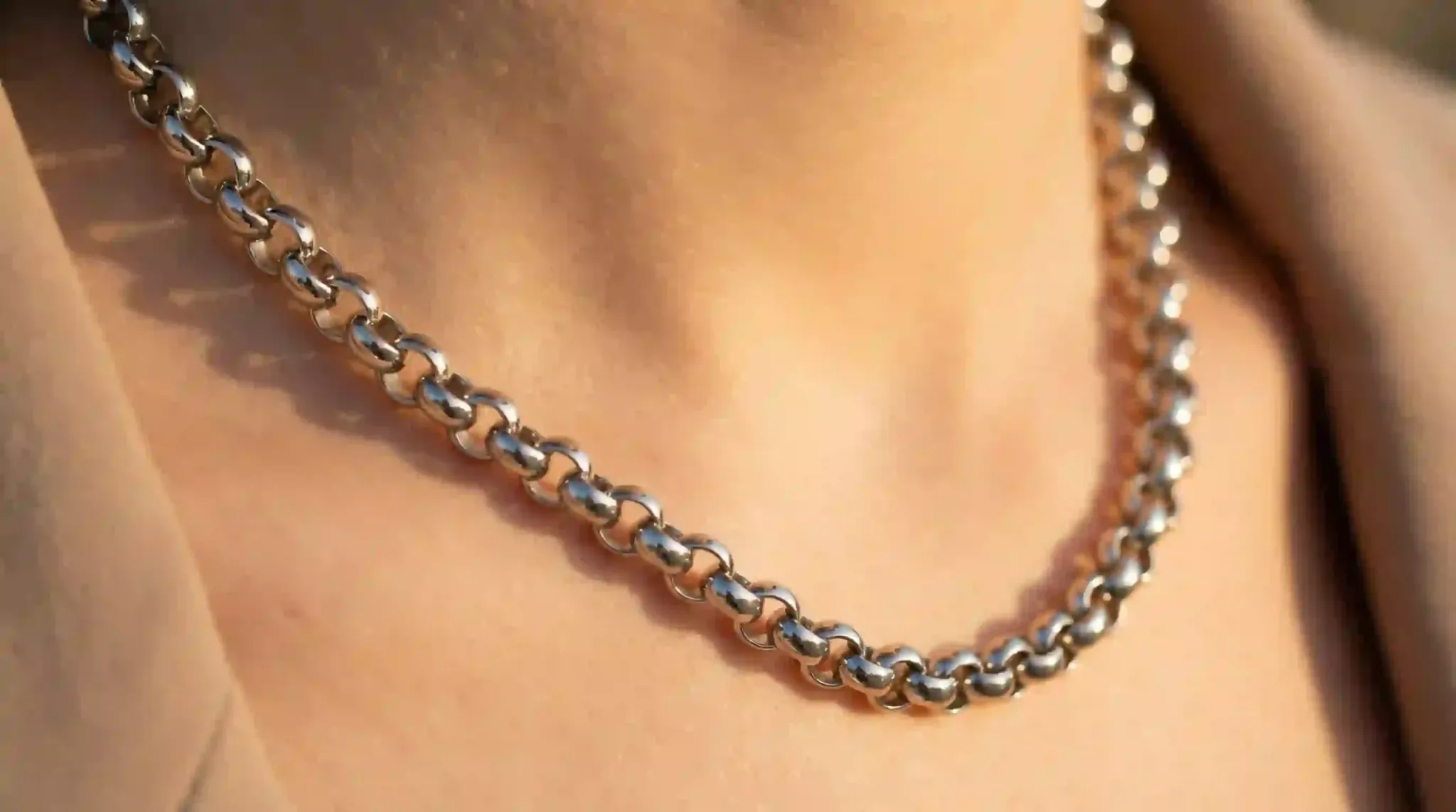 stainless steel rolo chain necklace index 22752x1536