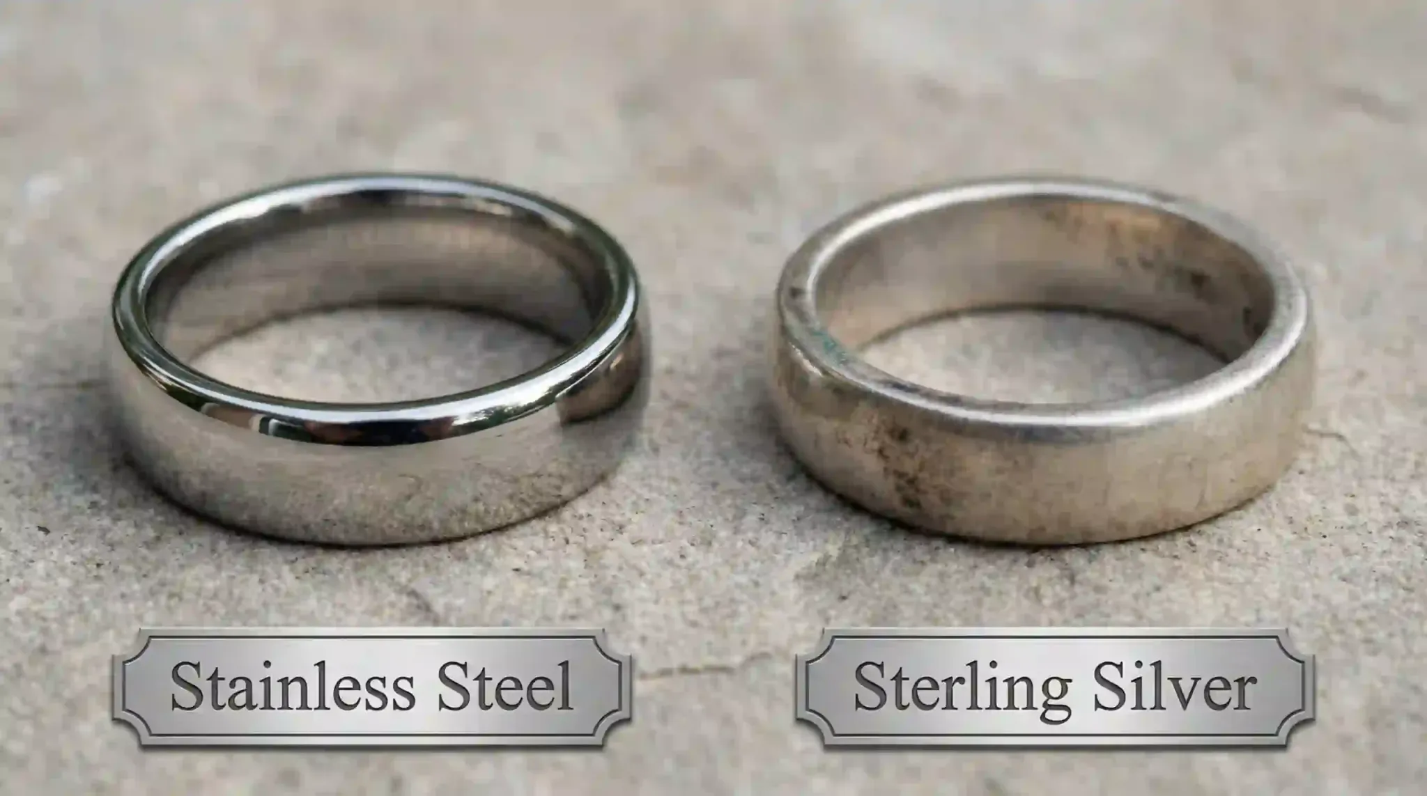 stainless steel vs sterling silver ring comparison index 12752x1536