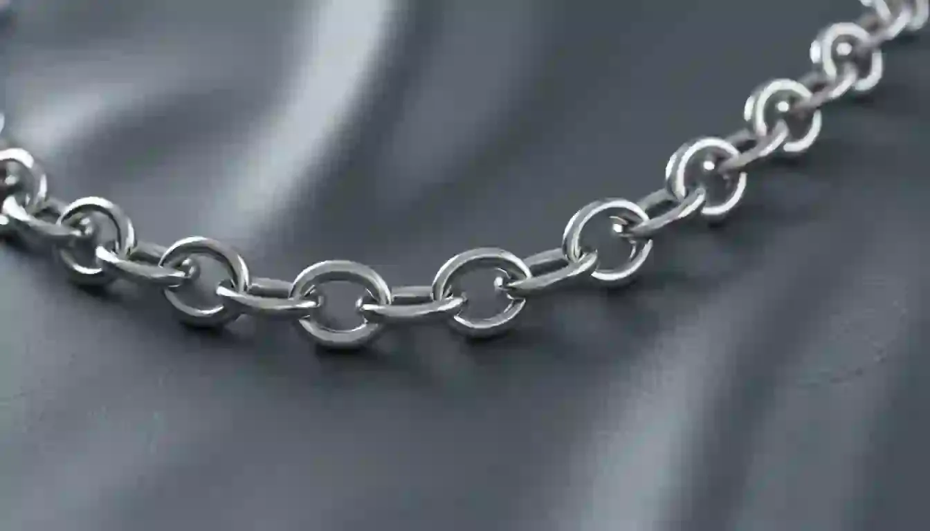 surgical steel rolo chain closeup index 11344x768