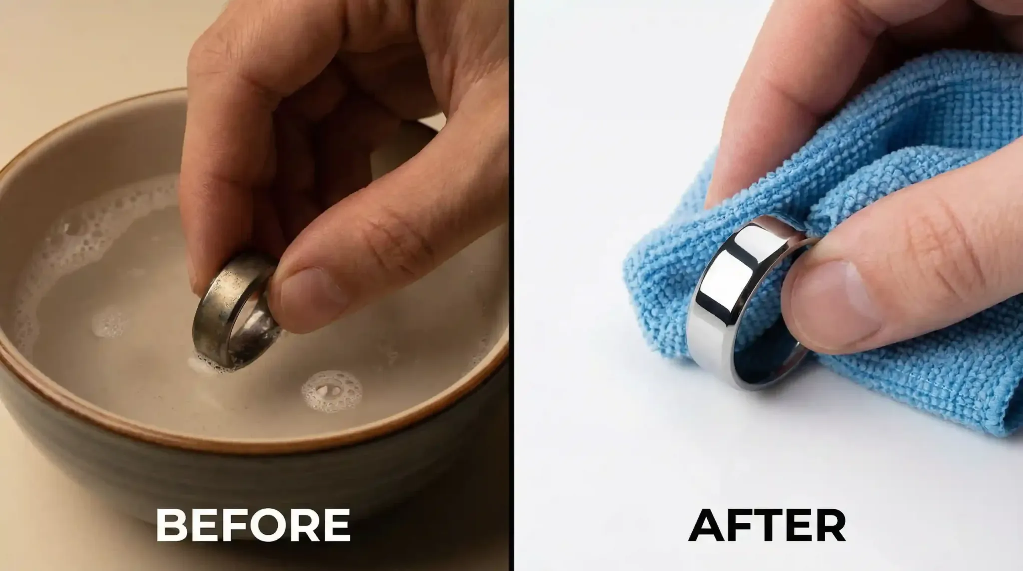 Tungsten ring cleaning before after index 3