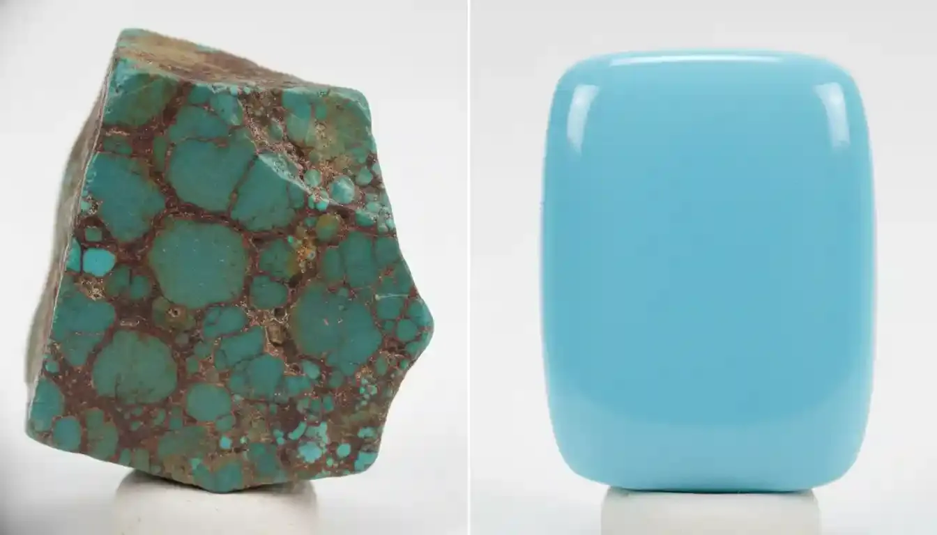 turquoise stone authentication comparison
