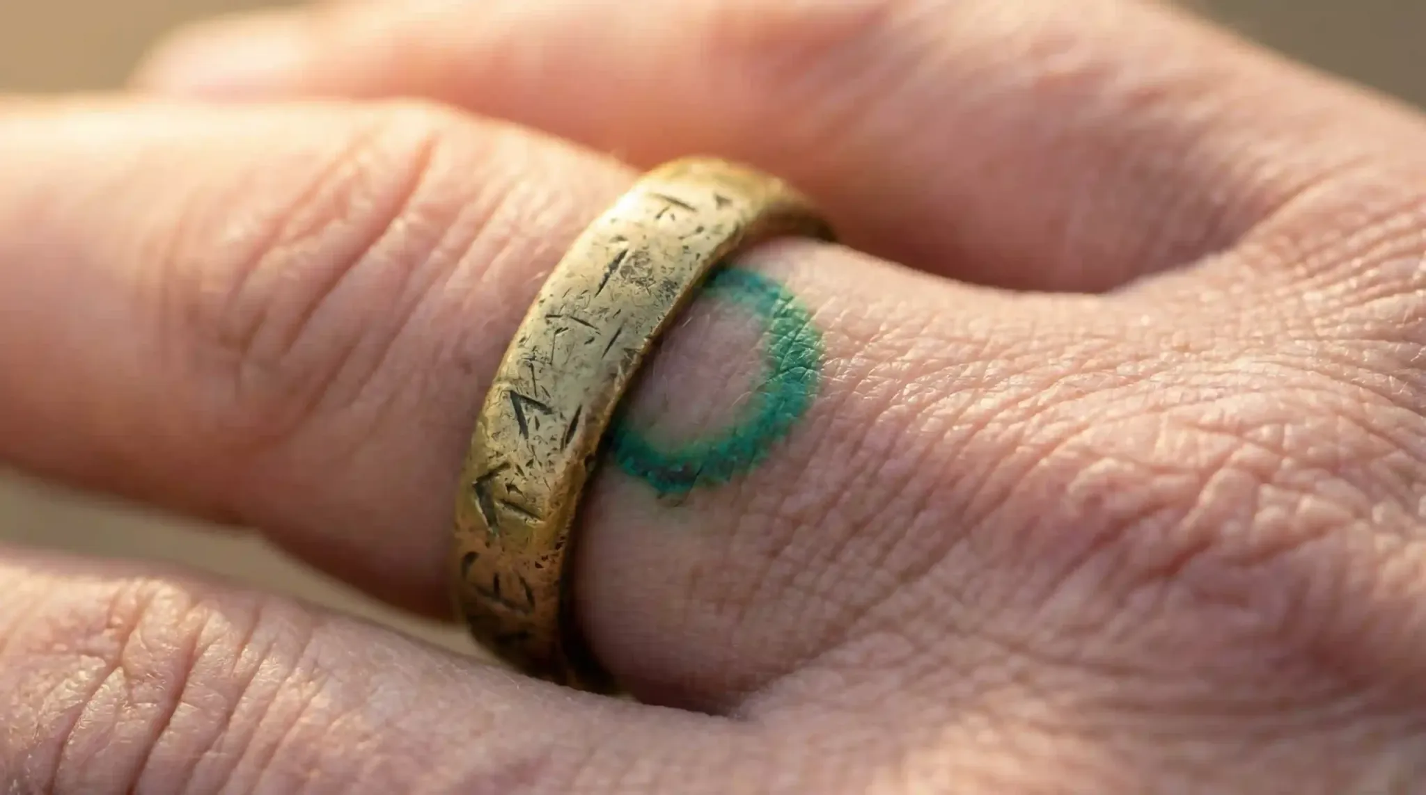 vintage brass ring verdigris stain index 02752x1536